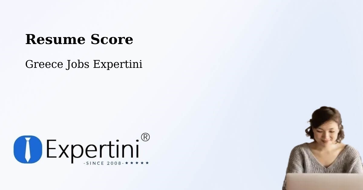 Resume Score & Job Description Match Tool – Anthoúsa - Greece Jobs Expertini